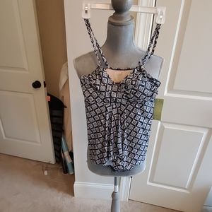 nwt women's 4 garnet hill one piece swimsuit blue